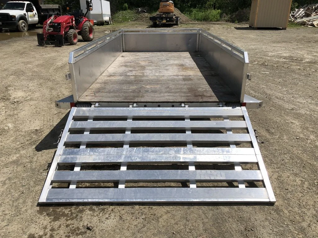 2022 Mission Trailers 6×12 Aluminum Open Utility w/Integrated Rear Ramp - Image 9