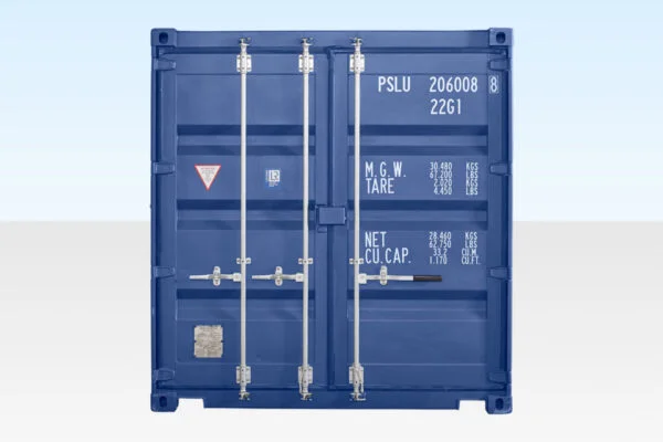 20Ft Shipping Container (One Trip) – Blue - Image 3