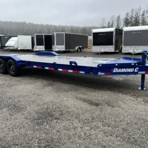 2022 Diamond C 7×24 20K Low Profile Equipment Trailer w/Max Ramps