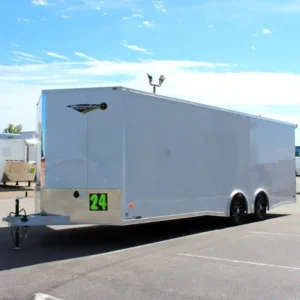 Enclosed Car Hauler 2026 24ft. Aluminum Blaze w/Finished Interior & Aluminum Wheels 0862