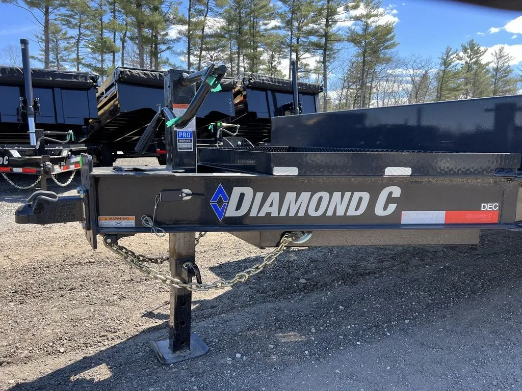 2024 Diamond C 8.5×20 20K Deckover Equipment Trailer w/ 72” Flip-Knee Ramps - Image 11