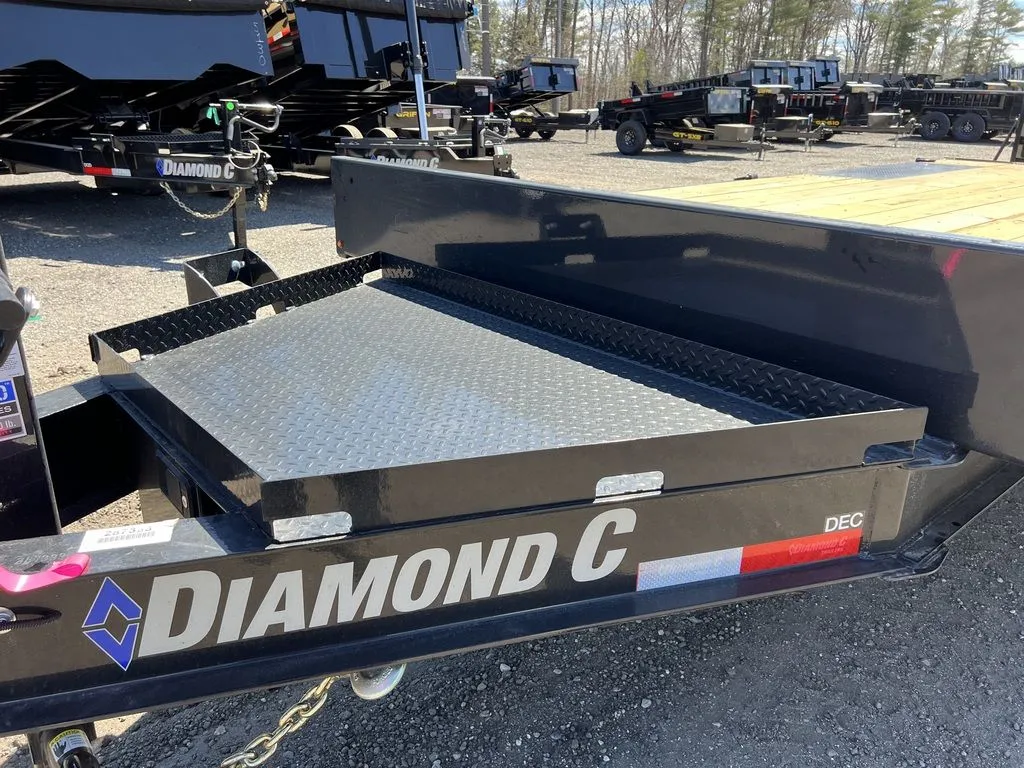 2024 Diamond C 8.5×20 20K Deckover Equipment Trailer w/ 72” Flip-Knee Ramps - Image 13
