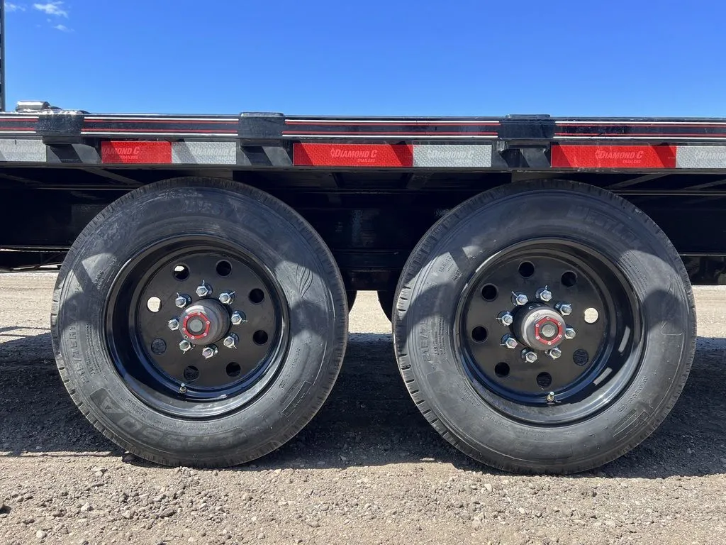 2024 Diamond C 8.5×20 20K Deckover Equipment Trailer w/ 72” Flip-Knee Ramps - Image 14