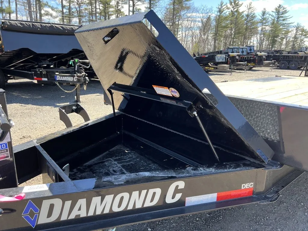2024 Diamond C 8.5×20 20K Deckover Equipment Trailer w/ 72” Flip-Knee Ramps - Image 15