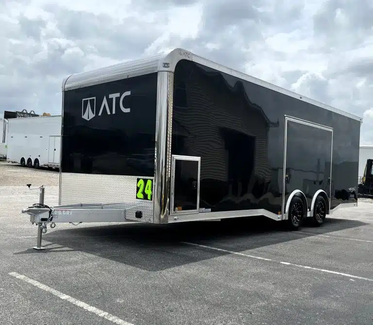 Enclosed ATC Car Trailer 2026 24ft. Aluminum ROM 450 w/Large Escape Door & LifeTrac 6106 - Image 4