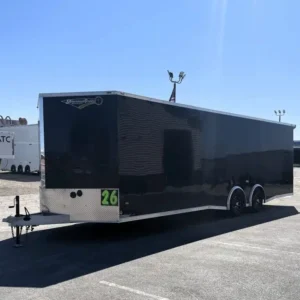 Enclosed Car Hauler 2026 26ft. Aluminum Blaze w/Finished Interior & Aluminum Wheels 1041